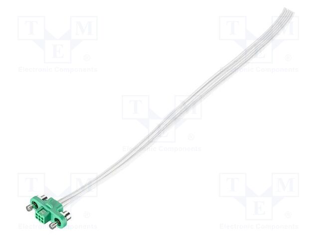 Connector: wire-wire/PCB; plug; female; PIN: 6; Gecko; 2A; 450V; 2x3