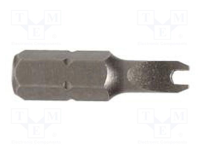 Screwdriver bit; spanner; Overall len: 25mm; 2pcs.