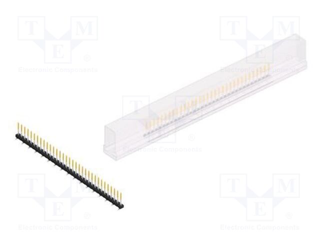 Connector: pin strips; pin header; male; PIN: 33; 2mm; SMT; 1x33