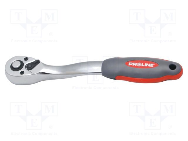 Rattle; 1/2"; with switch; 250mm; Teeth: 72