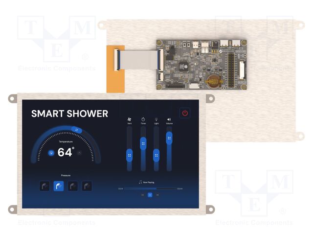 Display: TFT; 9"; 1280x800; 32MBFLASH,32MBPSRAM; 1000cd/m2; 4÷6V