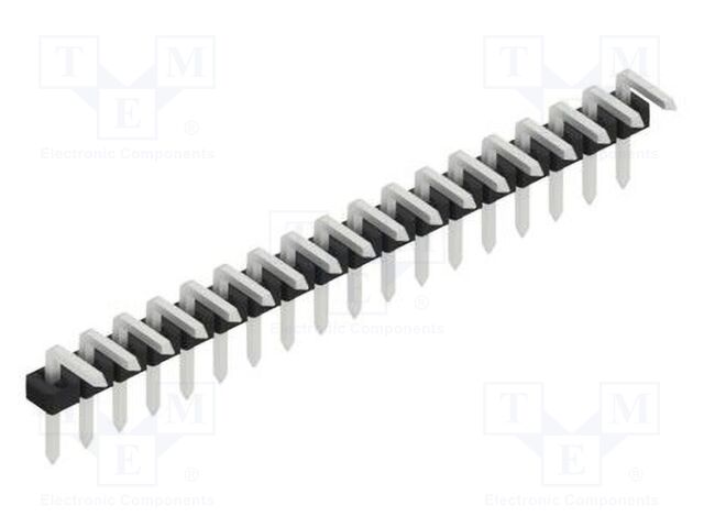 Connector: pin strips; pin header; male; PIN: 18; 2mm; THT; 1x18