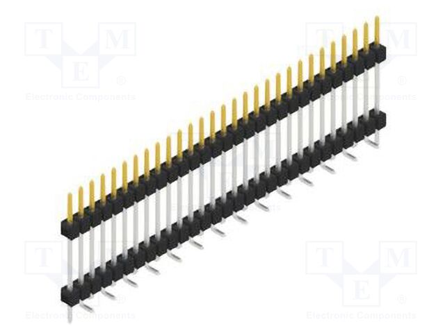 Connector: pin strips; pin header; male; PIN: 29; 2.54mm; SMT; 1x29