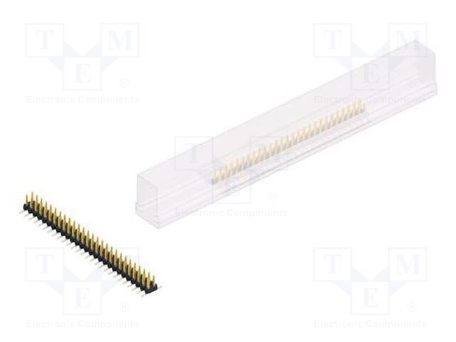 Connector: pin strips; pin header; male; PIN: 54; 2mm; SMT; 2x27