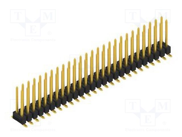 Connector: pin strips; pin header; male; PIN: 52; 2.54mm; SMT; 2x26