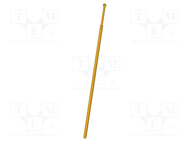 Needle-like test probe; Operational spring compression: 4.3mm