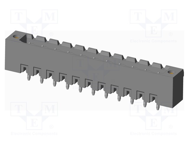 Connector: pluggable terminal block; socket; male; on PCBs