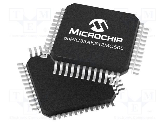 IC: dsPIC microcontroller; 64kB; 64kBSRAM; TQFP48; 3÷3.6VDC; DSPIC