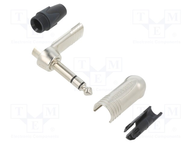 "R/A 1/4"" 3POLE PLUG"