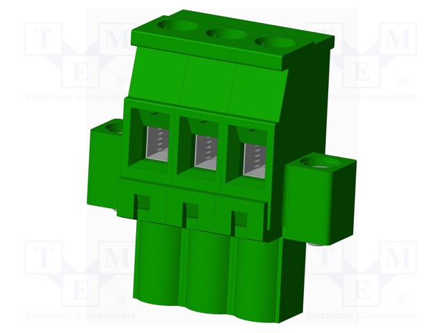 Connector: pluggable terminal block; plug; female; angled 90°