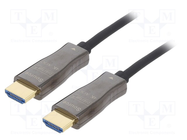 Cable; HDCP 1.4,HDCP 2.2,HDMI 2.0,optical; 20m; black