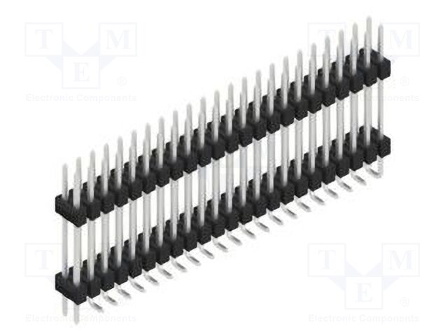 Connector: pin strips; pin header; male; PIN: 46; 2.54mm; SMT; 2x23