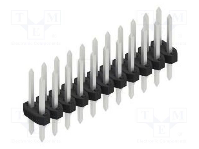 Connector: pin strips; pin header; male; PIN: 22; 2mm; THT; 2x11
