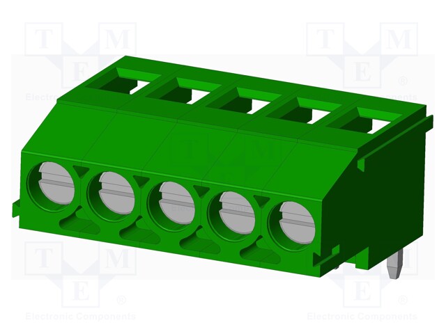 Connector: PCB terminal block; terminal; Plating: tinned; on PCBs