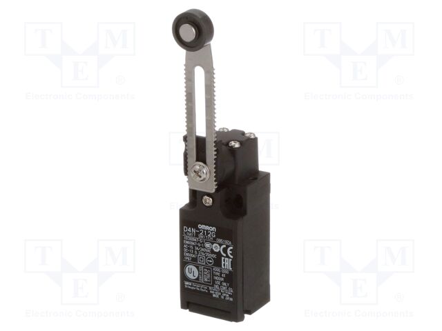 Limit switch; adjustable lever, roller; 10A; max.240VAC; G 1/2"