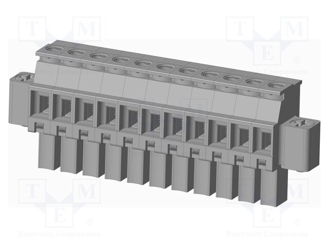 Connector: pluggable terminal block; plug; female; angled 90°