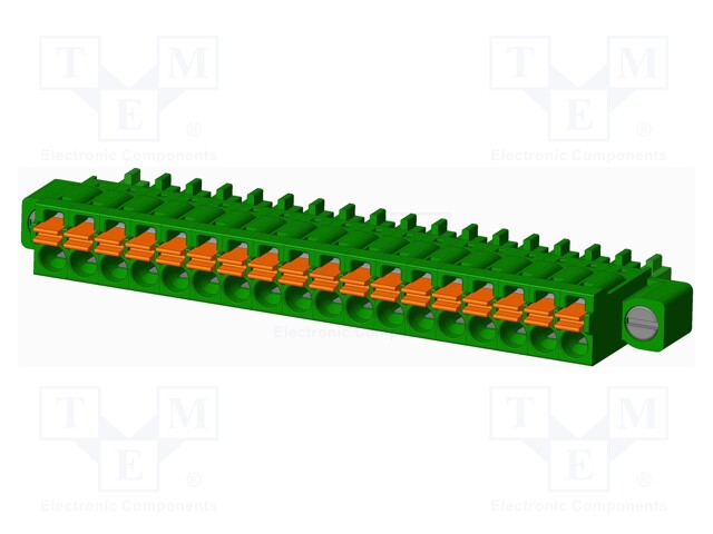 Connector: pluggable terminal block; plug; female; straight; 5.5A