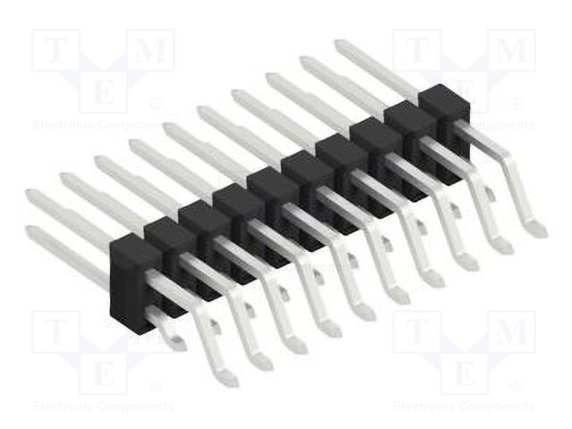 Connector: pin strips; pin header; male; PIN: 20; 2.54mm; SMT; 2x10