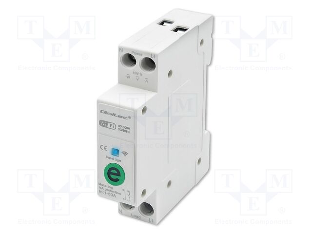 Counter; digital,mounting; for DIN rail mounting; single-phase