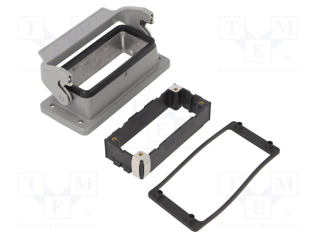 Enclosure: for HDC connectors; Han® B,Rear Fit; size 16B; IP65