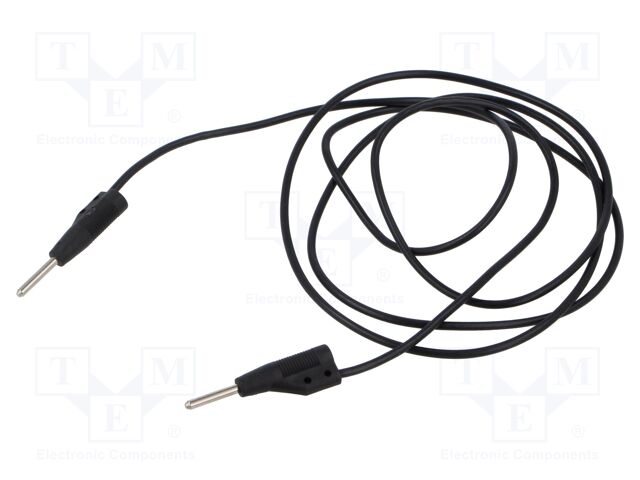Test lead; 60VDC; 30VAC; 6A; banana plug with axial socket 2mm