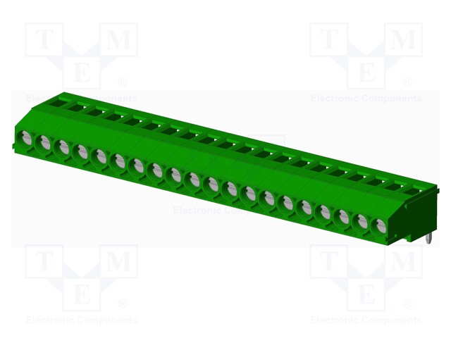 Connector: PCB terminal block; terminal; Plating: tinned; on PCBs