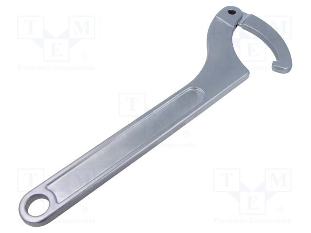 Wrench; hook,with joint; L: 476mm; Spanner: 120÷180mm
