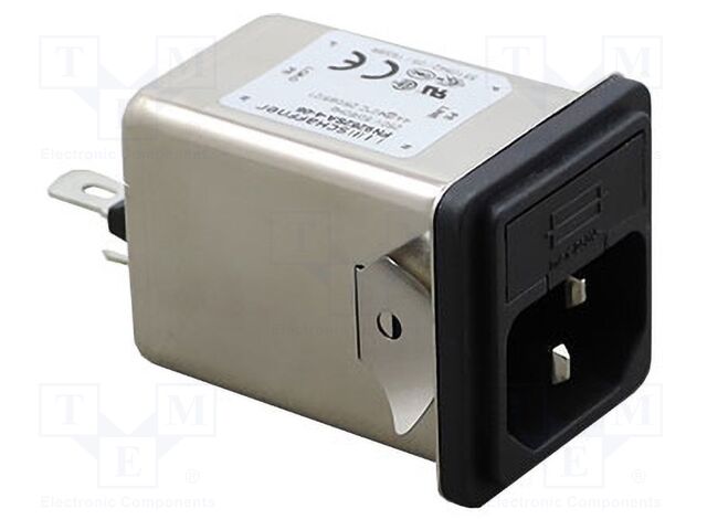 Connector: AC supply; socket; male; 4A; 250VAC; -25÷85°C; 7mH; 1MΩ