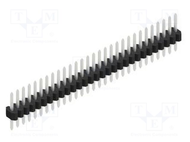 Connector: pin strips; pin header; male; PIN: 29; 1.27mm; THT; 1x29