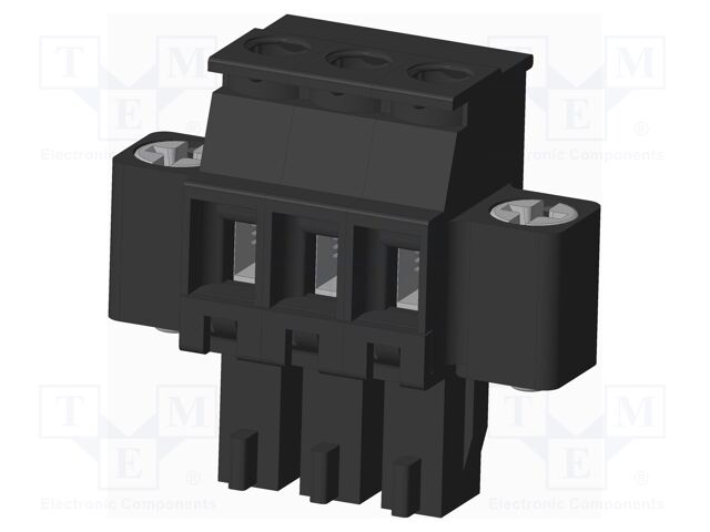 Connector: pluggable terminal block; plug; female; angled 90°