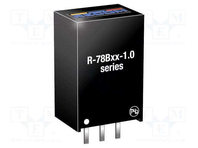 Converter: DC/DC; 2.5W; Uin: 4.75÷32V; Uout: 2.5VDC; Iout: 1A; SIP3