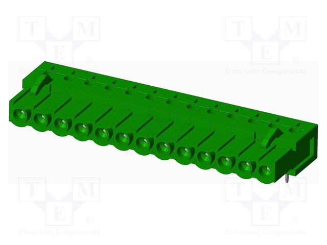 Connector: pluggable terminal block; socket; female; angled 90°