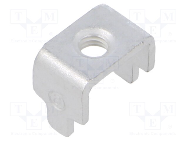 Straight; Plating: tinned; THT,screw terminal; Contacts: copper