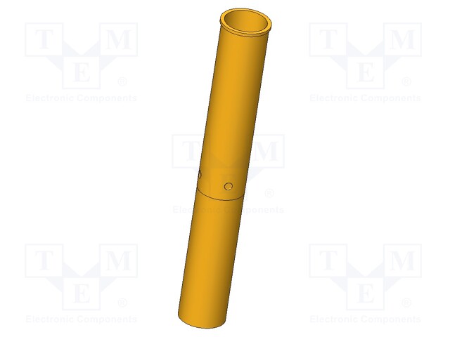 Test probe socket; Contact plating: gold-plated; soldered