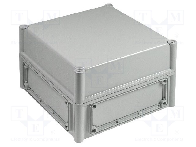 Enclosure: wall mounting; X: 280mm; Y: 280mm; Z: 180mm; EK; grey; IK08