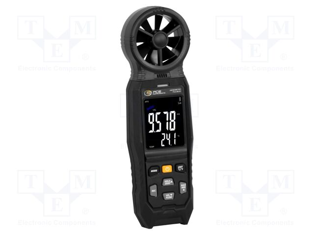 Thermoanemometer; LCD 2,8"; (9999); Vel.measur.resol: 0.001m/s