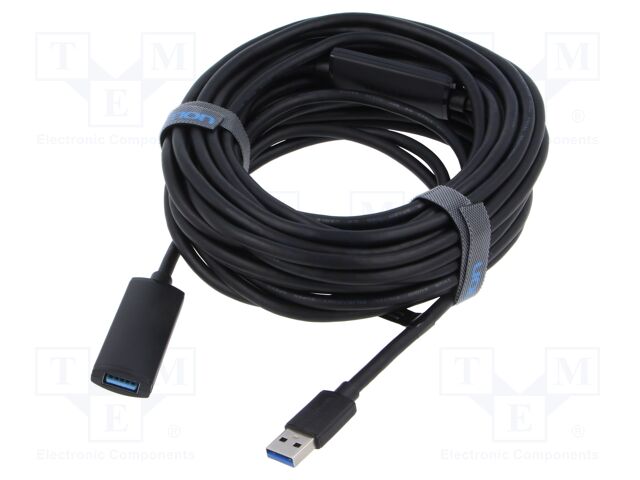 Repeater USB; USB 3.0; USB A socket,USB A plug; nickel plated