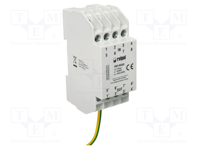 Surge arrester; In 8/20us: 5kA; for DIN rail mounting; -40÷80°C