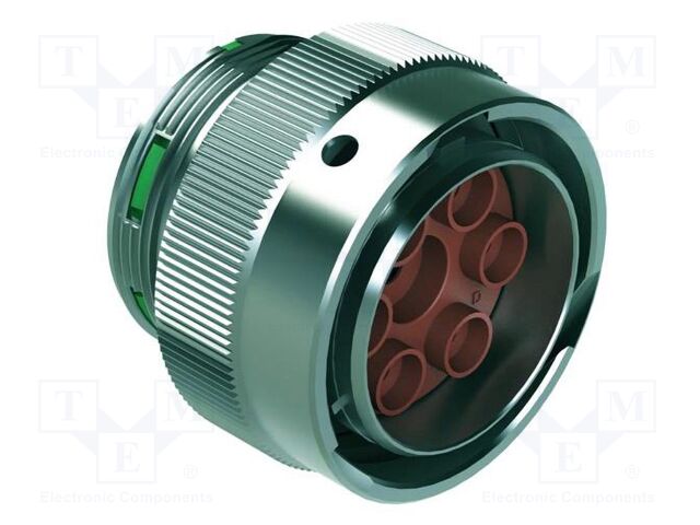 Connector: circular; plug; male; 80A; 630V; PIN: 7; IP67; straight