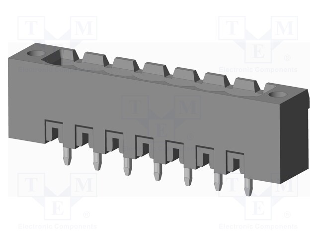 Connector: pluggable terminal block; socket; male; on PCBs