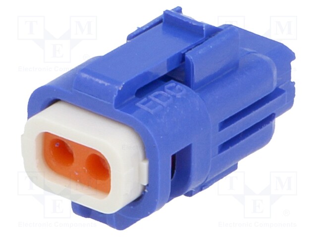 Connector: wire-wire/PCB; 565,E-Seal; plug; female; IP67; blue