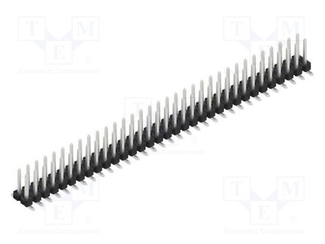 Connector: pin strips; pin header; male; PIN: 66; 2.54mm; SMT; 2x33