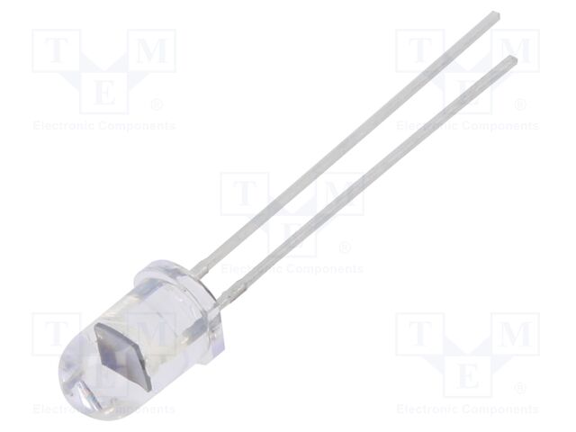 PIN photodiode; 5mm; THT; 940nm; 80°; 5nA; convex; transparent