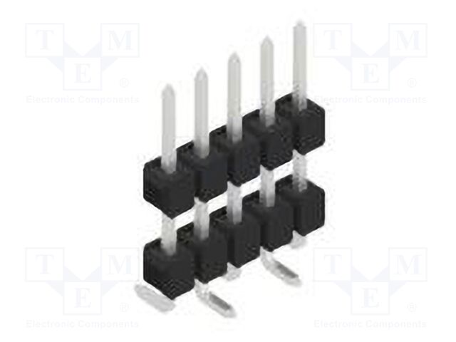 Connector: pin strips; pin header; male; PIN: 5; 2.54mm; SMT; 1x5