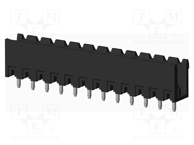 Connector: pluggable terminal block; socket; male; on PCBs