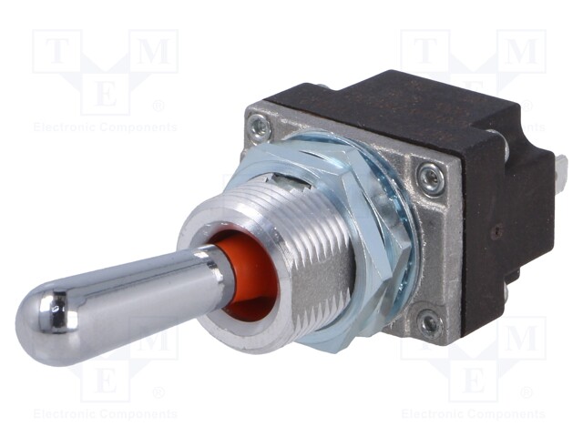 Switch: toggle; Pos: 2; SPDT; ON-ON; 0.1A/28VDC; -40÷85°C; IP68