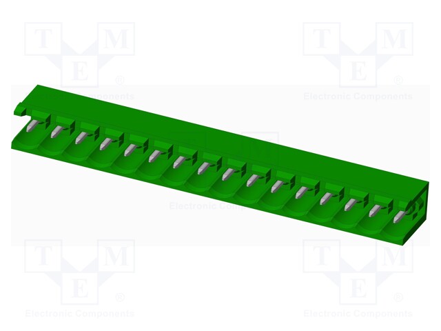Connector: pluggable terminal block; socket; male; angled 90°