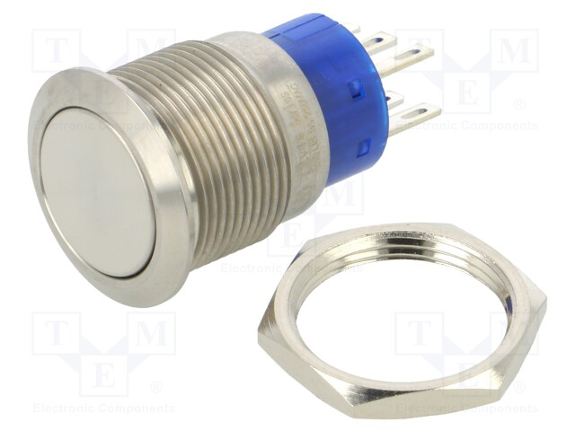 Switch: vandal resistant; Pos: 2; DPST; 3A/250VAC; OFF-(ON); IP67