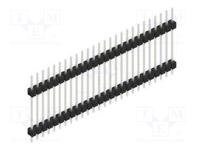 Connector: pin strips; pin header; male; PIN: 26; 2.54mm; THT; 1x26
