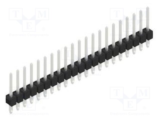 Connector: pin strips; pin header; male; PIN: 21; 2.54mm; THT; 1x21